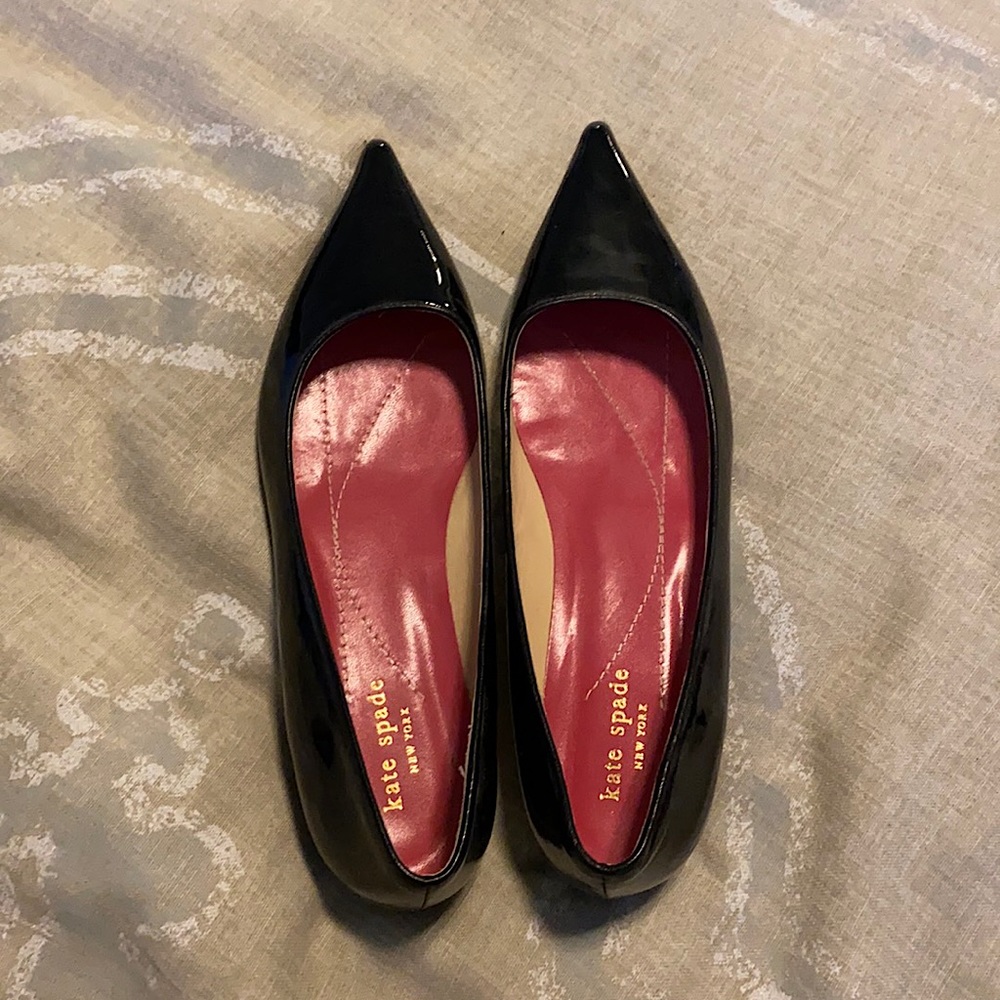 Kate Spade patent leather flats.